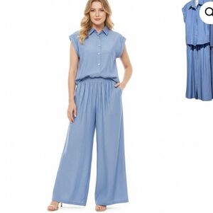 Blue Women's Jumpsuit
